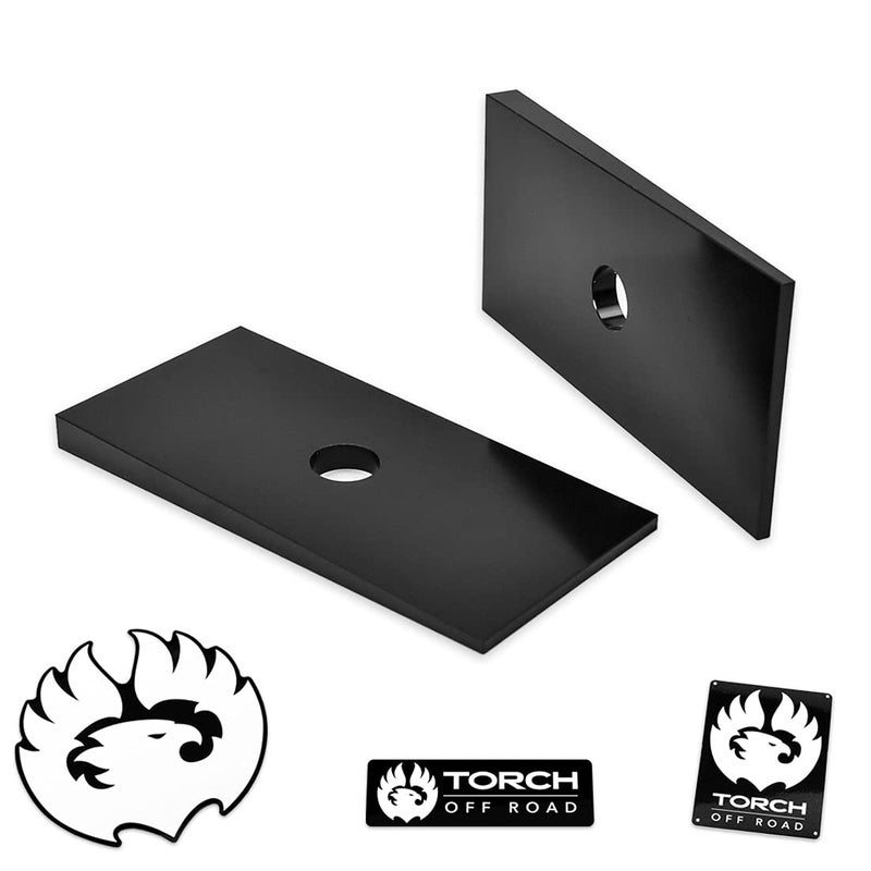 TORCH Off Road TORCH 2.5 Degree Universal Axle Shims for Leaf Springs and Lift Blocks - Image 2